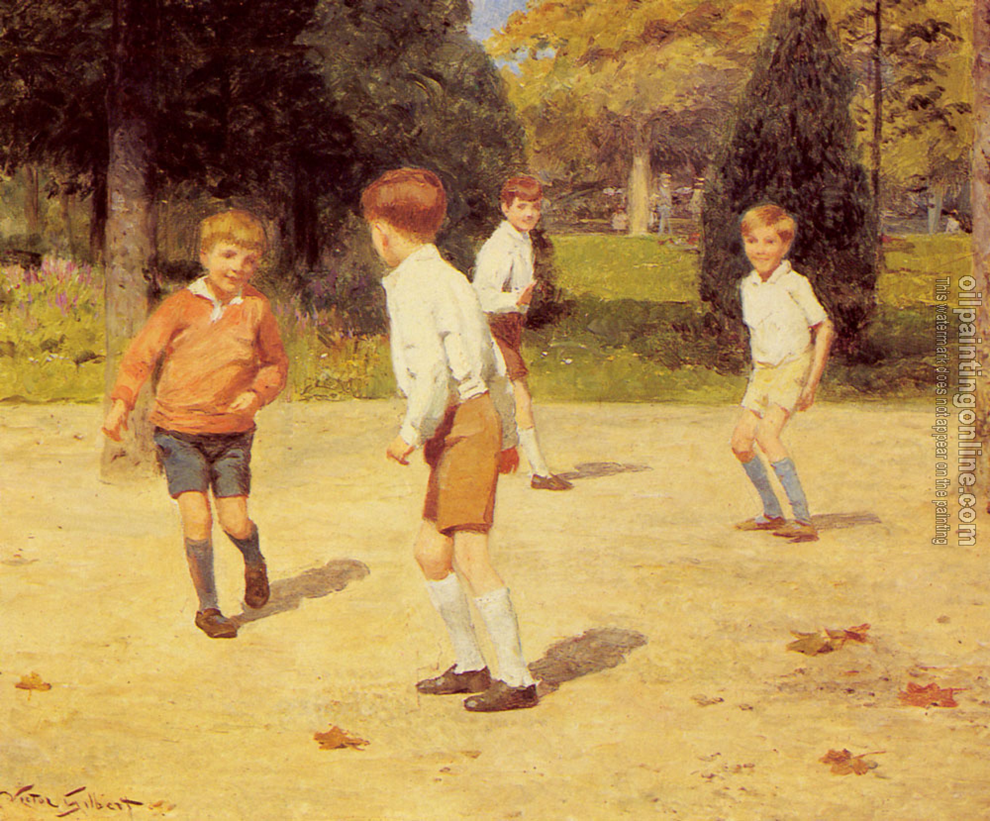 Gilbert, Victor Gabriel - Boys Playing